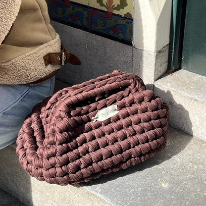 Espresso Brown Jazz Clutch