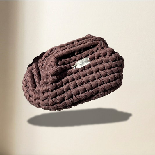 Espresso Brown Jazz Clutch